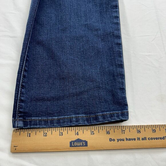 Lee Jeans Blue Slim Fit Slim Leg Mid Rise Sculpting Stretch Pull On Women's 22W - Picture 13 of 15